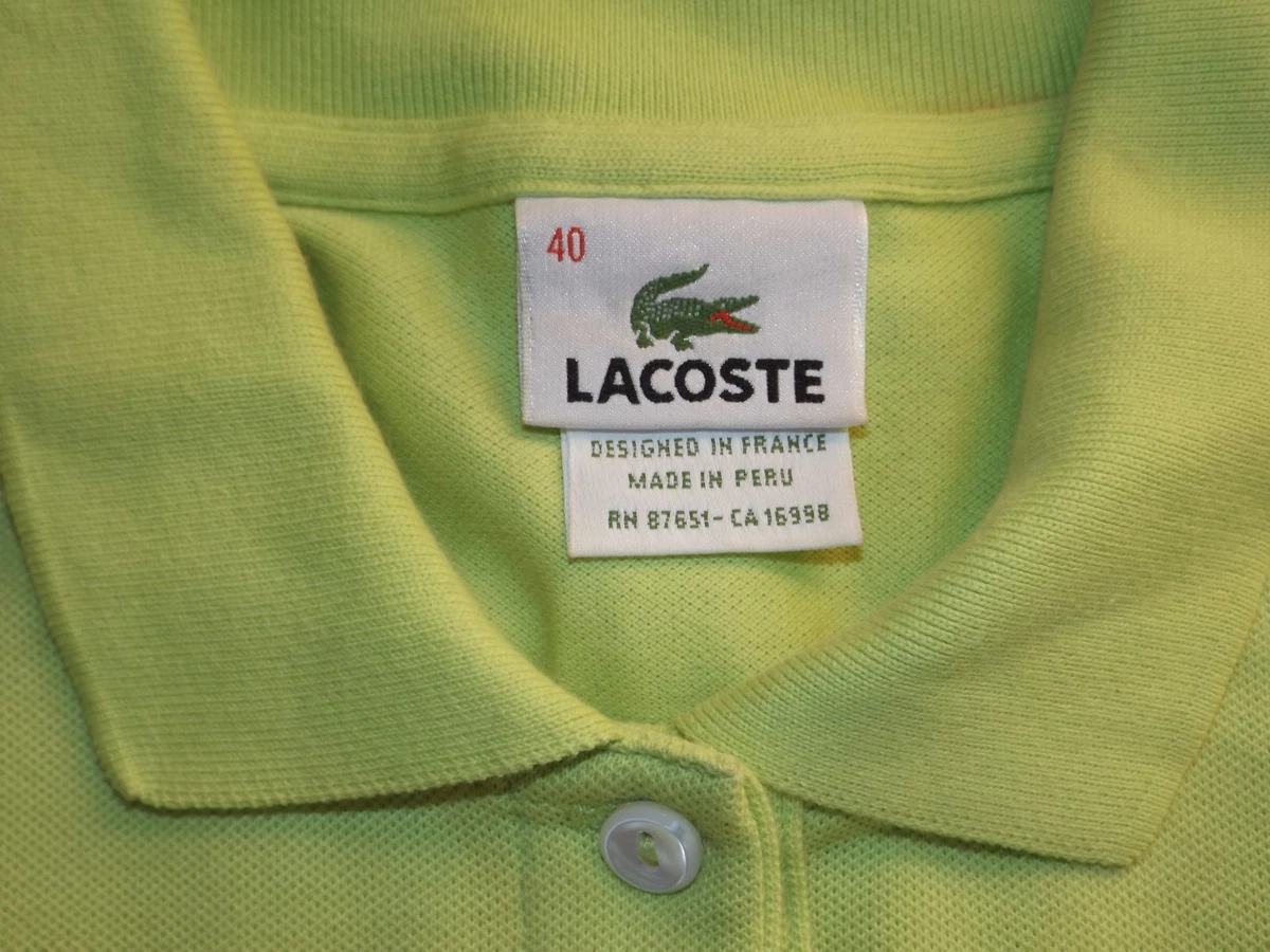 Lacoste store chest size