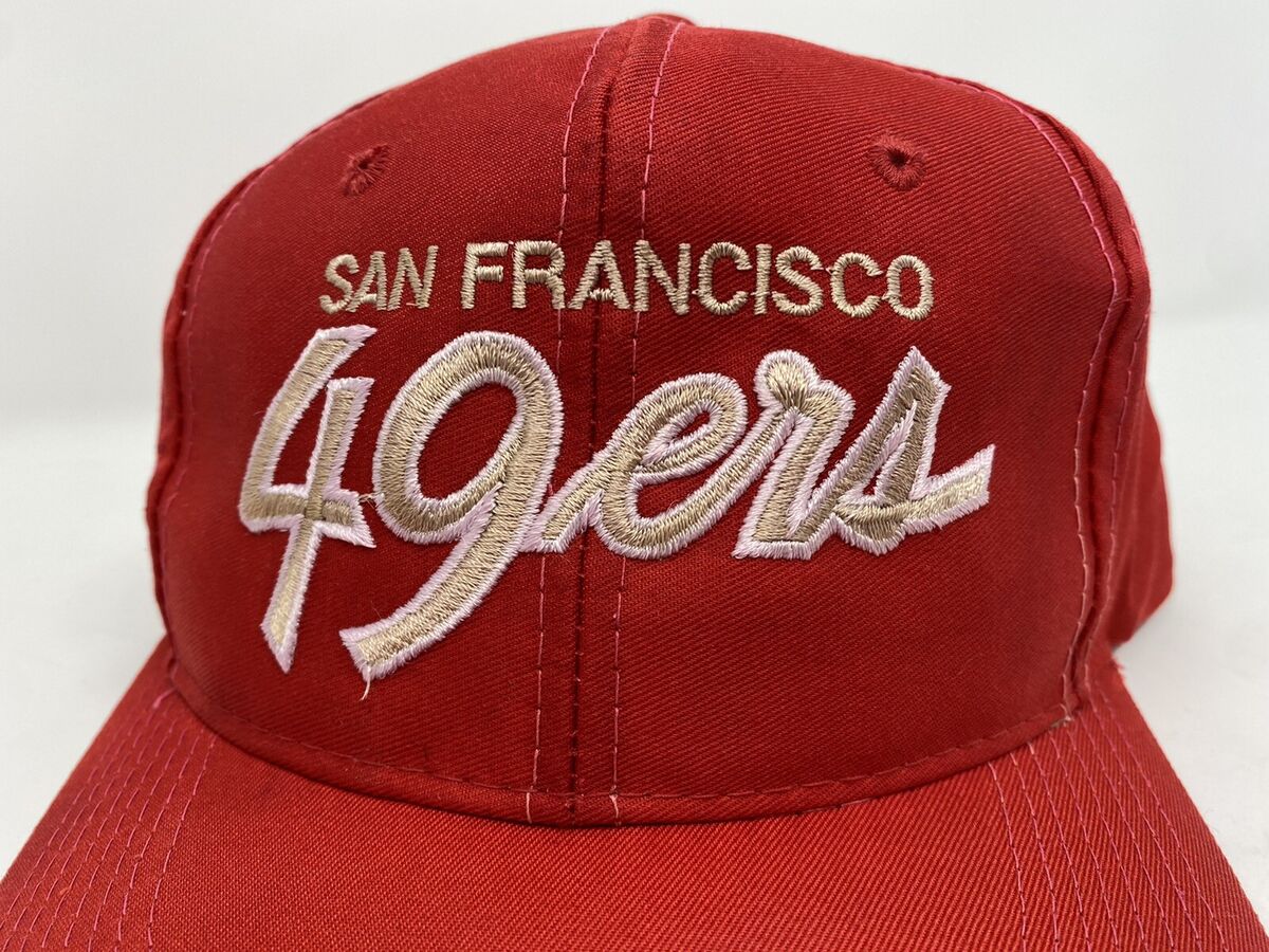 vintage sports specialties snapback san francisco 49ers script hat cap 90s