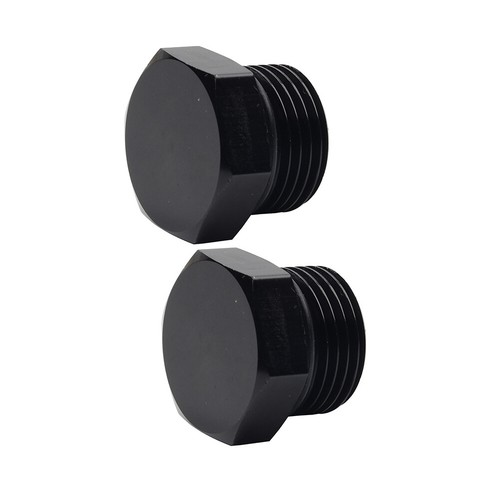 Aluminum 10AN AN10 Block off Cap ORB Plug Male fitting Adapters W/O-Rings 2Pcs - Picture 6 of 11