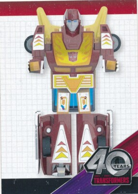 #84 HOT ROD 2024 Dynamite Transformers 40th Anniversary BROWN BACK/MATTE