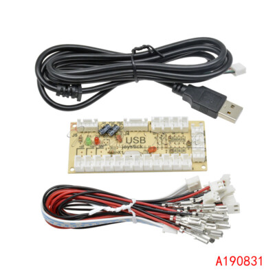 Zero Arcade Delay USB Encoder To PC 5Pin Joystick For MAME+ Push Buttons Cable
