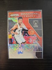 2019-20 Panini Prizm Sensational Signatures Choice Jaylen Hands Rookie Auto RC