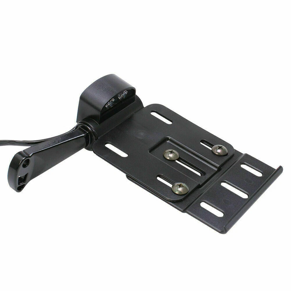 Soporte de matrícula de montaje lateral LED para Harley Sportster XL 883 1200 2004-2016 Foto 4 de 4