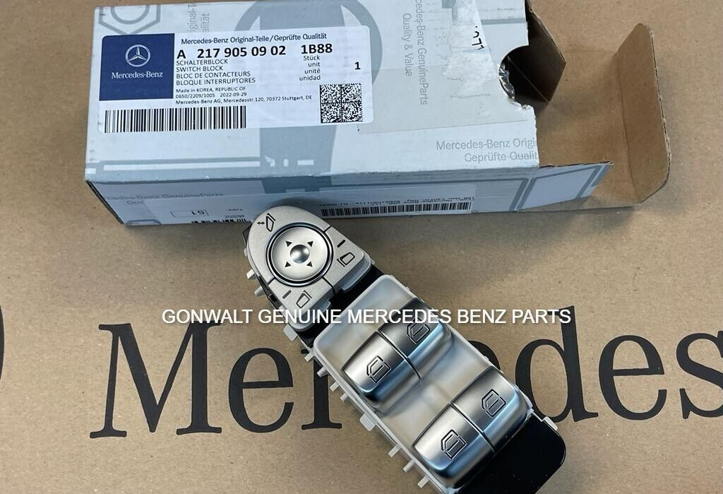 2019-2020 Mercedes-Benz S560 S63 AMG Front Left Door Window Switch