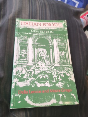 Italian for You by Grego, Moira Paperback Book C3