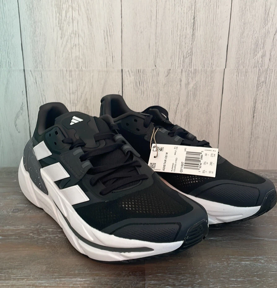 Wind Afm hemel NEW IN BOX- ADIDAS Adistar CS Running Shoes Men&#039;s Size 10 in Core  Black/White | eBay