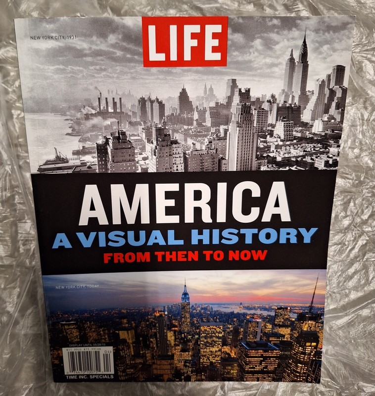 Vintage and Rare “LIFE - America: A Visual History - From Then To Now” Magazine
