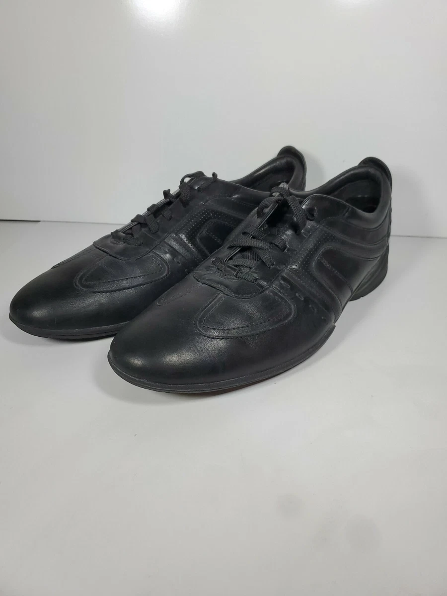 Clarks flux shop spring black leather