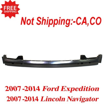 New Front Bumper Reinforcement For 2007-15 Ford Expedition Steel Primed