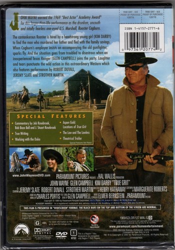 True Grit 1969 Breitbild DVD John Wayne The John Wayne Collection Brandneu - Bild 3 von 3