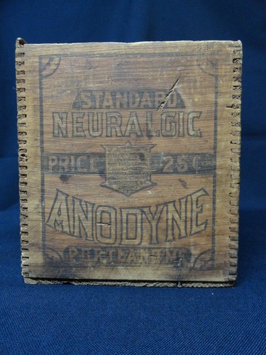 Snake-Oil Advertising Box Portland ME Standard Neuralgic Anodyne Quack Medicine - Picture 11 of 11