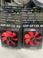 Brand NEW Lot of 10 Xion AXP-GF120-RD 120mm Red Case Fan 4-pin  Screws