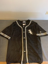 Vintage Chicago White Sox Throwback Baseball Starter Jersey XL! Mlb Rare Dotted