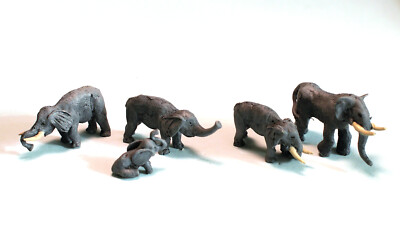 Zoo Elefanten UNBEMALT Spur N Langley Models Bausatz 1/148 Zirkus Zoo Metall