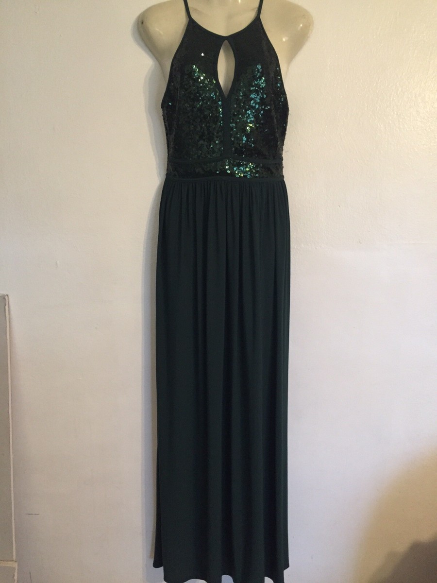 morgan and co green dress Azure One-Shoulder Midi Dress