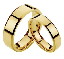 Fedi fedine oro fascia incisione Acciaio Coppia Uomo Donna Anello Fidanzamento