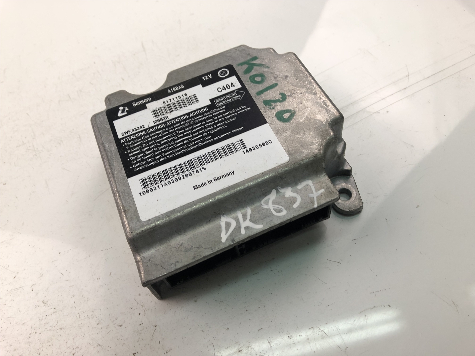 B35 Fiat STILO Airbag ECU Control Module 5wk43342 51711816 for 