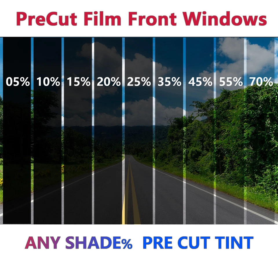 PreCut Film Front Two Door Windows Any Tint Shade For Land Rover LR3 2005-2009 - Image 2 of 4