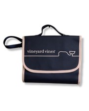 Vineyard Vines Changing Pad Navy Pink fold up travel pack bag carry Whale Line