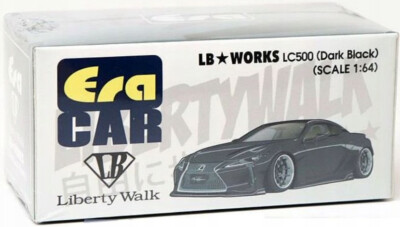 Era Car Lexus LC500 LB Works RHD Dark Black 1/64 Diecast