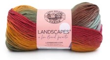 Lion Brand Landscapes Yarn.
