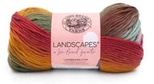 Lion Brand Landscapes Yarn.