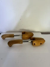 ROCHESTER SHOE TREES 11"  SOLID  WOOD  SHOE KEEPER NO. 53 MOHAWK SPRING LOADED
