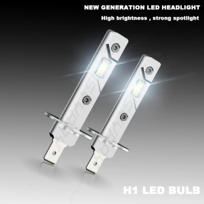 2Pcs NEW CSP LED Headlight Bulbs Super power combo FIT BMW E30 E34 E24 E36 E38