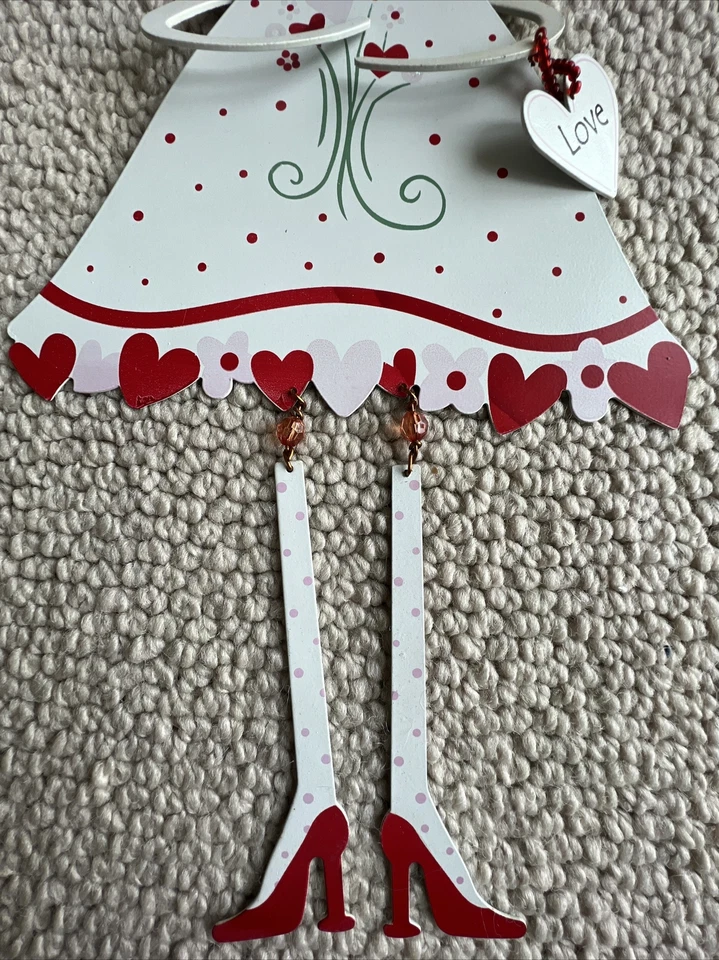 Letrero colgante de bienvenida de metal Silvestri Karen Rossi Love Hearts día de San Valentín Foto 4 de 4