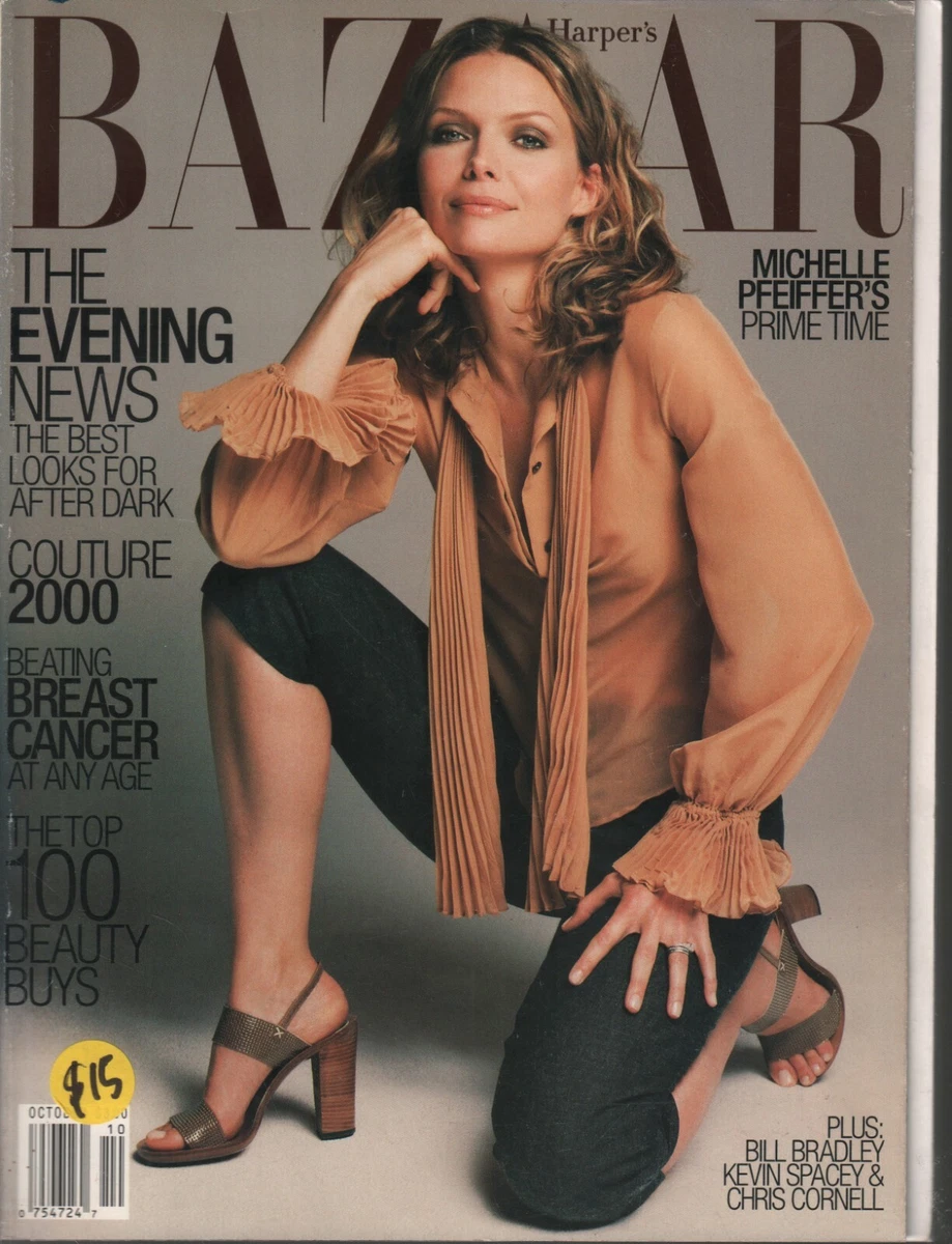 Harper's Bazaar Fashion Magazine October 1999 Michelle Pfeiffer  012721ame2 | eBay