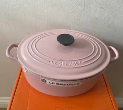 Le Creuset Cast Iron 29cm Oval Casserole - Chiffon Pink (NEW IN