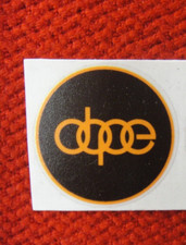dope logo decal sticker - Orange 30mm