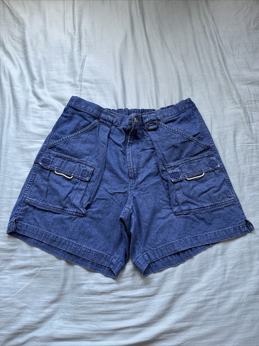 columbia denim shorts