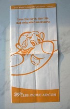 Torba na korek Torba na plucie Airsickness bag firmy CEBU PACIFIC AIR Philippines