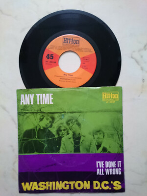 WASHINGTON D.C.´s Any Time / I´ve Done It All Wrong *GERMAN 60s HIT-TON SINGLE*