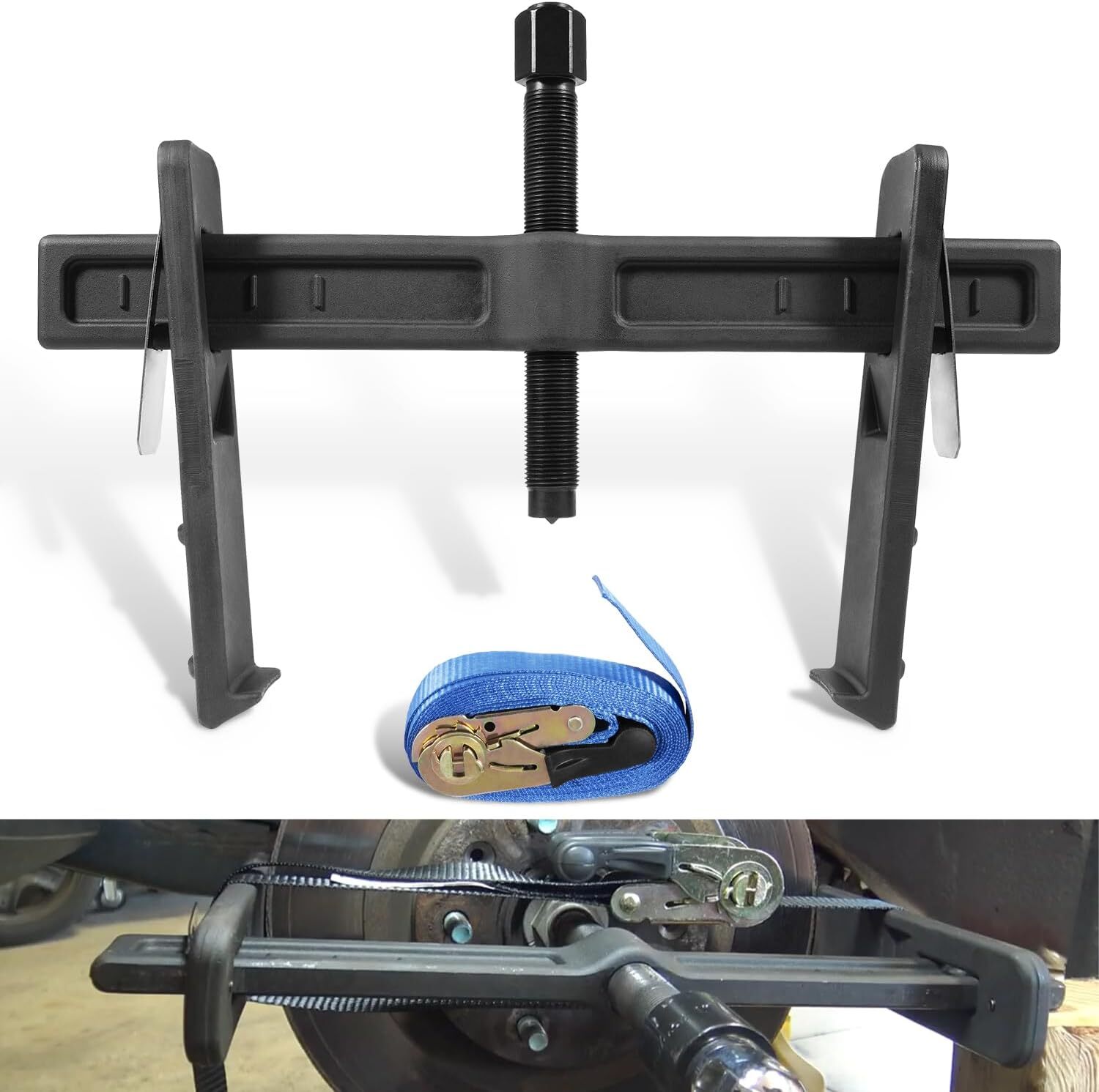 6980 Brake Drum and Rotor Puller Tool Sets For Remove Hub Drums, Rotors, Pulleys