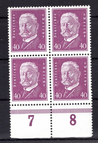 Dr-Weimar 418 Block of Four MNH Unstamped (K7075