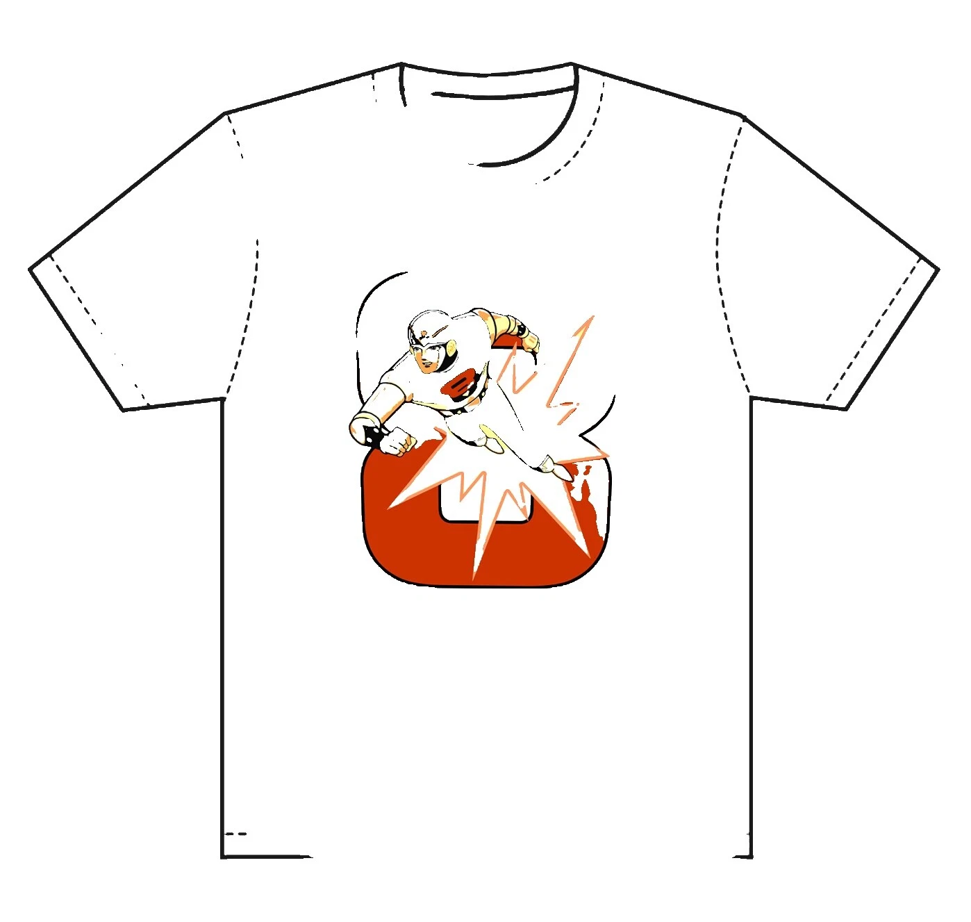 District Threads camisetas de algodón para hombres