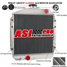 ALUMINUM RADIATOR FOR YANMAR 2001 2010 2020 2220 2301 2310 2402 129350-44500