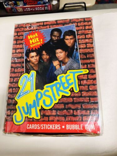 21 Cartes TV Jumpstreet Rare 36 Packs Boîte Complète 1988 - Photo 1 sur 3