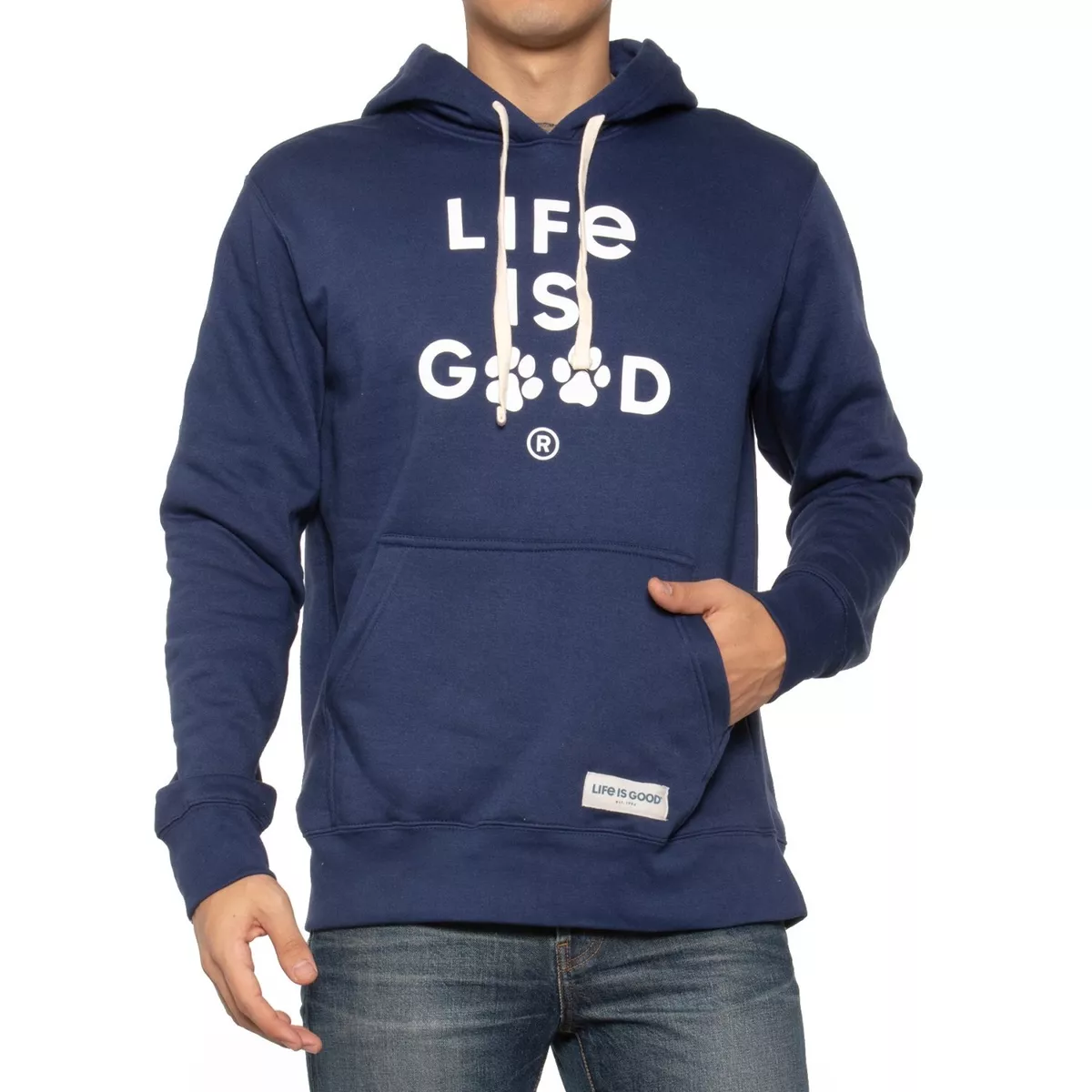 Life is good sweatshirt mens hotsell