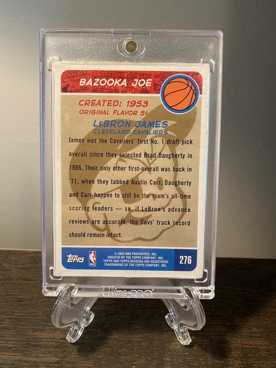 03-04 Bazooka レブロン・ジェームズ 276 Amazon.com: LeBron James Rookie Card 2003-04 Bazooka Minis