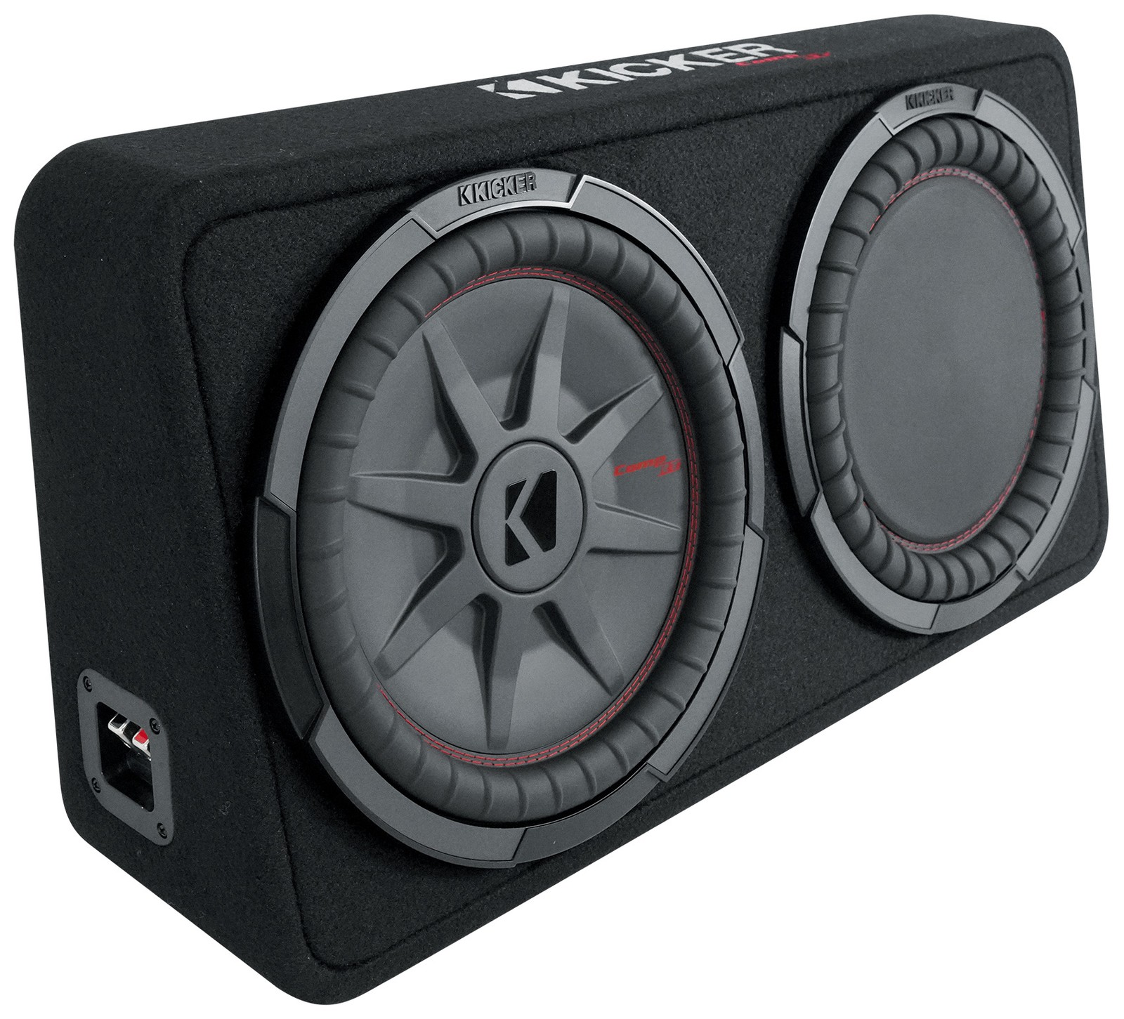 KICKER 48TCWRT122 CompRT 12 Тонкий автомобильный сабвуфер мощностью 1000 Вт корпус Sub Box COMPRT12 40690₽