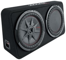 KICKER 48TCWRT122 CompRT 12" 1000w subwoofer auto sottile + custodia sub box COMPRT12