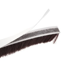 Joint de porte en brosse, 20mx0,9cmx1,5cm auto-adhésif pour étanchéité marron