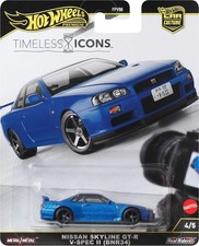 Hot Wheels 2025 Car Culture Timeless Icons Nissan Skyline Gt-r V-spec Ii Bnr34