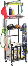 Sports Equipment Storage for Garage, Indoor/Outdoor Sports Rack for Garage, Ball