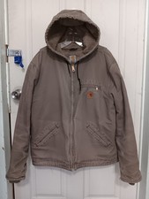 Carhartt Sierra J141 LBR Men's Large Light Brown No Stains READ