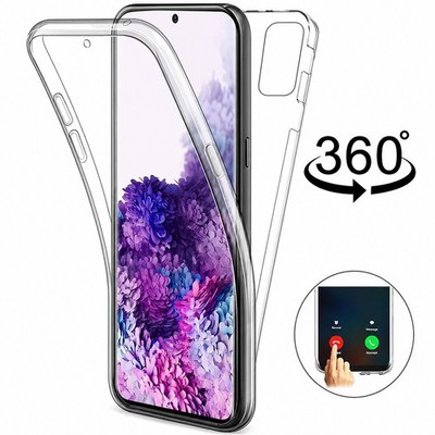 360° Slim Full Body Clear Case Front Back Protective for Samsung Models