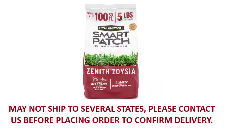 5 Lbs. Smart Patch Zoysia Grass Seed with Mulch, Fertilizer Free Shipping